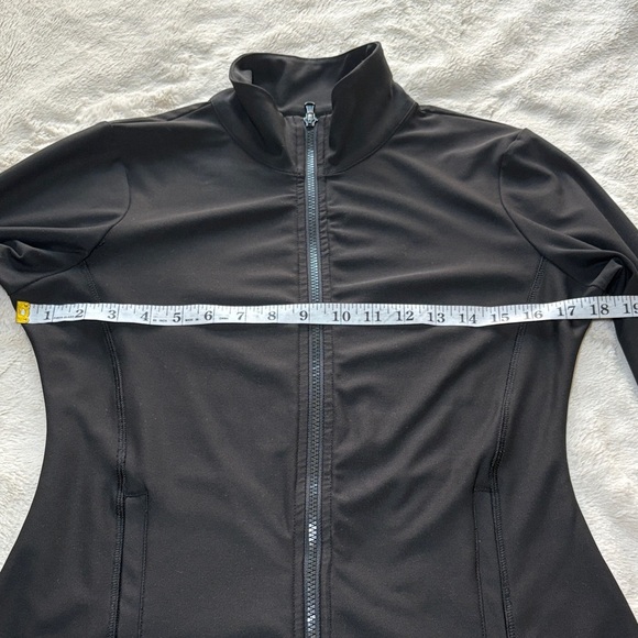 Women's Black Zip-Up Hoodie - Picture 5 of 9